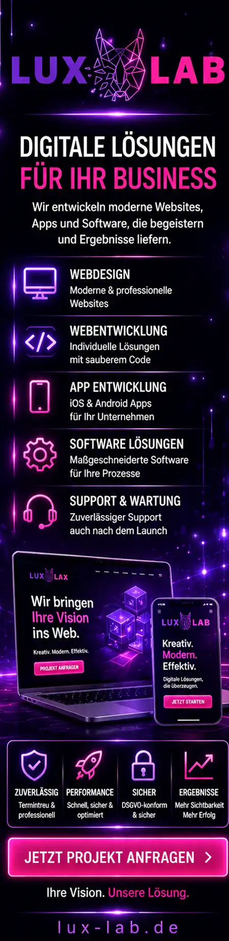 LUX LAB - Digitale Lösungen für Ihr Business